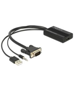 Delock VGA to HDMI Adapter with Audio