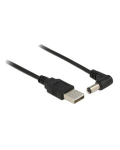 Delock napájecí kabel USB > DC 5.5 x 2.1 mm samec 90° 1.5 m