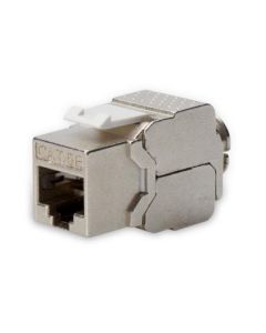 DIGITUS Keystone jack CAT 5e, stíněná třída D, RJ45 až LSA, připojení bez použití nástrojů