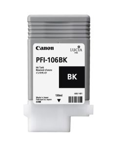 Canon cartridge PFI-106BK iPF-63xx/s, 64xx/s/se / Black / 130 ml