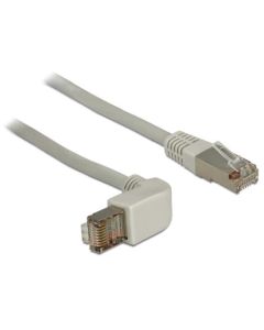 Delock kabel RJ45 Cat.6A SSTP úhlový/rovný 1 m