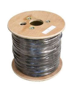 DATACOM kabel drát C5E UTP PE + PVC venkovní 305m cívka černý