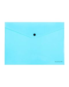 Zakl.pouzdro s drukem Pastelini - A4, modré, 1 ks