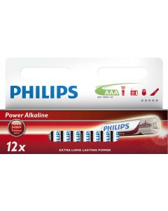 Philips baterie AAA Power Alkaline - 12ks 