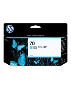 HP Ink Cartridge No. 70/Light Cyan/130ml