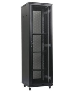 XtendLan 47U/600x1000 stojanový, černý, perforované dveře a záda