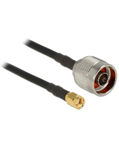 Delock anténní kabel N Plug > RP-SMA Plug CFD200 1.5 m, nízká ztráta