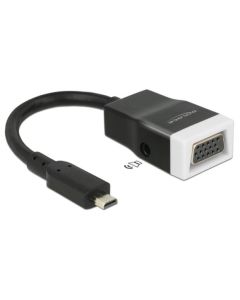 Delock adaptér HDMI-micro D samec > VGA samice s Audio 