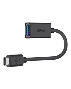 Belkin adaptér USB-C 3.0 to USB-A, 15cm, černá