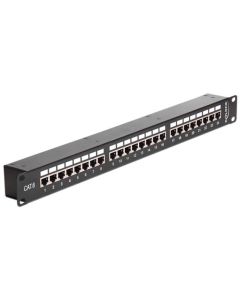 Delock 19” Coupler Patch Panel 24 Port Cat.6