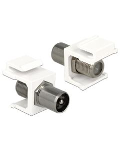 Delock Keystone Module IEC plug > F jack