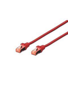 Digitus CAT 6 Patch Cable, S-FTP, AWG 26/7, červený 0,5m
