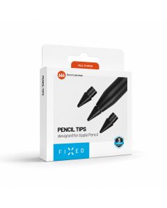 Náhradní hroty FIXED Pencil Tips pro Apple Pencil, 3ks, černé