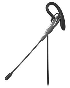 NEDIS headset/ PC sluchátka + mikrofon/ do uší/ Mono/ 96 dB/ USB-C/ USB-A/ černo-šedé