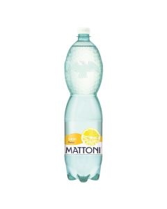 Ochucená voda Mattoni citron 1,5 l, bal=6ks