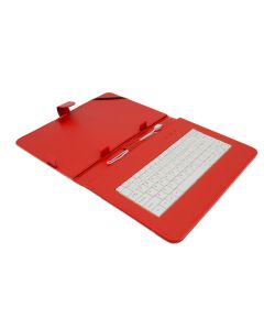 AIREN AiTab Leather Case 4 with USB Keyboard 10" RED (CZ/SK/DE/UK/US.. layout)