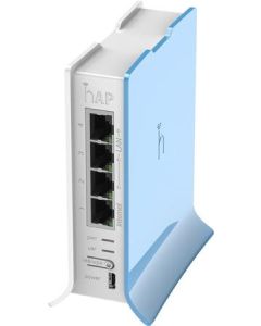 MikroTik RB941-2nD-TC, hAP-Lite, 650Mhz CPU, 32MB RAM, 4xLAN, 2.4Ghz 802b/g/n, ROS L4, case, PSU