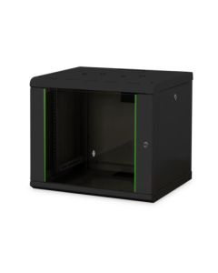 Digitus 9U skříň pro montáž na stěnu, Unique series 509x600x450 mm, barva černá (RAL 9005)