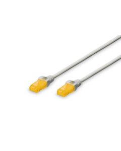 Digitus CAT 6A U-UTP patch cable, Cu, LSZH, AWG 26/7, length 1 m, color grey
