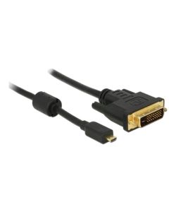 Delock HDMI kabel Micro-D samec > DVI 24+1 samec 2 m
