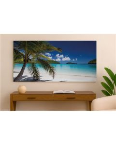 Akustický obraz 140 x 70 cm - bezrámový, motiv plá