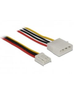 Delock Kabel Power Molex 4 Pin Stecker > Floppy 4 Pin Buchse 40 cm Delock