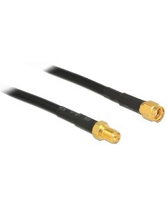 Delock Antenna Cable RP-SMA plug > RP-SMA jack CFD200 3 m low loss 