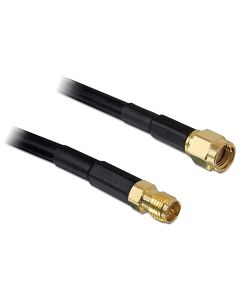 Delock Antenna Cable RP-SMA Plug > RP-SMA Jack CFD200 15 m low loss