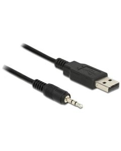 Delock Cable USB TTL male > 2.5 mm 3 pin stereo jack male 1.8 m (3.3 V )