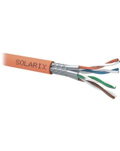 Solarix Kabel CAT7 SSTP LS0HFR B2ca s1 d1 a1 1000 MHz 500m/cívka SXKD-7-SSTP-LS0HFR-B2ca
