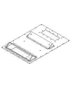 Triton Redukce pro montáž klimatizace X1, X2 600x800 na šířku rozv. II. RAL7035, šedá