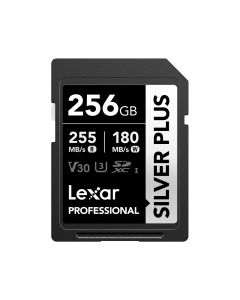 Lexar 256GB Pro SILVER PLUS SDXC C10 V30 U3
