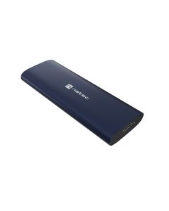 Externí box pro SSD Natec RHINO M.2 NVME LITE USB-C 3.2 GEN 2, hliníkové tělo, STEEL NAVY