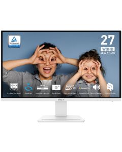 MSI PRO MP273QW E2/ 27"/ 2560x1440/ IPS/ 4ms/ 100Hz/ 400cd/m2/ 1300:1/ HDMI/ DP/ VESA/ bílý