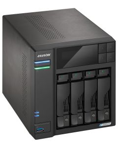 Asustor NAS AS6704T v2 / 4x 2,5"/3,5" SATA III/ Celeron N5105 2.0 GHz/ 4GB/ 2x 5GbE/ 4x M.2/ 2x USB 3.2/ HDMI