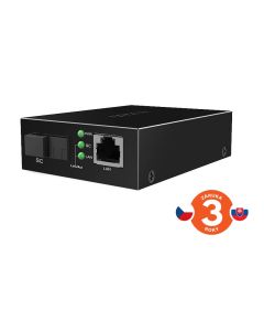 Tenda TFC300A Gigabit Media Converter WDM, SM, Tx 1550nm, Rx 1310nm, 1x SC (UPC), 1x GLAN, 3 km