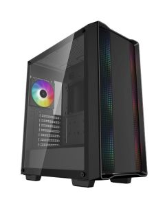 DEEPCOOL skříň CC560 ARGB V2 / ATX / 4x120 mm fan ARGB / USB 3.0 / USB 2.0 / černá