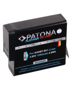 PATONA baterie pro digitální kameru GoPro Hero 5/6/7/8 1250mAh Li-Ion Platinum