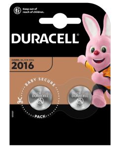 Duracell Lithiová knoflíková baterie CR2016 2ks