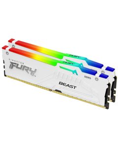 KINGSTON FURY Beast White RGB XMP 64GB DDR5 5600MT/s / CL40 / DIMM / Kit 2x 32GB