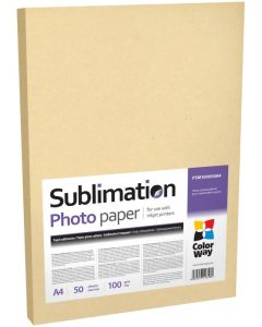 COLORWAY fotopapír/ Sublimační/ 100g/m2, A4/ 50 kusů