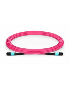 XtendLan FO patch MPO(f)-MPO(f), 5m, OM4, 12/12, kabel kulatý 3mm, přímý (Type A)