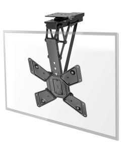 NEDIS stropní TV držák/ 23 - 65 "/ nosnost 30 kg/ motorizovaný/ otočný/ naklápěcí/ vzdálenost od stropu 140 mm/ DO/ ocel