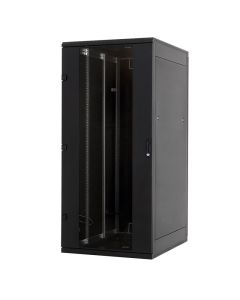 Triton 19" rozvaděč stojanový 32U/800x800, rozebíratelný, pravé dveře sklo, černý