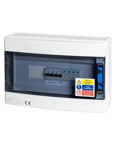 Solarmi AC40N0 osazený rozvaděč pro fotovoltaiku, jističe, chránič, N0, 3f, 40A