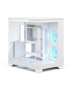 Fractal Pop 2 Vision/Midi Tower/Transpar./Bílá