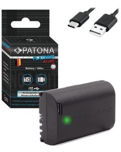 PATONA baterie pro foto Canon LP-E6NH/LP-E6P 2600mAh Li-Ion Platinum USB-C nabíjení