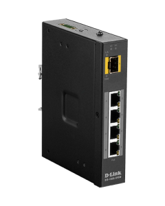 D-Link DIS-100G-5PSW Industrial Gigabit Unmanaged PoE Switch with SFP slot