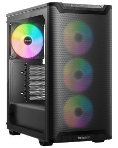 Be quiet! skříň PURE BASE 501LX / ATX / 4xARGB fan / USB-C / 2xUSB 3.2 / temperované sklo / černá