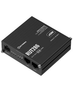 Teltonika RUT286 průmyslový router   1x LAN, 1x WAN, RS232/485. 2x SIM + eSIM, LTE Telit, Wi-Fi 4